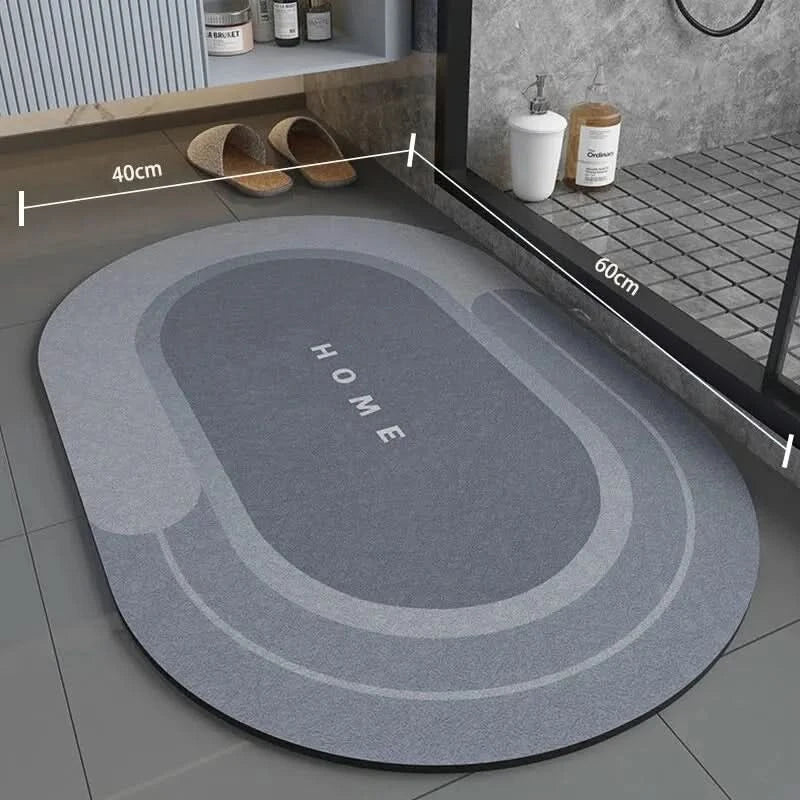 Premium Absorbent Non-Slip Bathroom Mat 40×60 cm