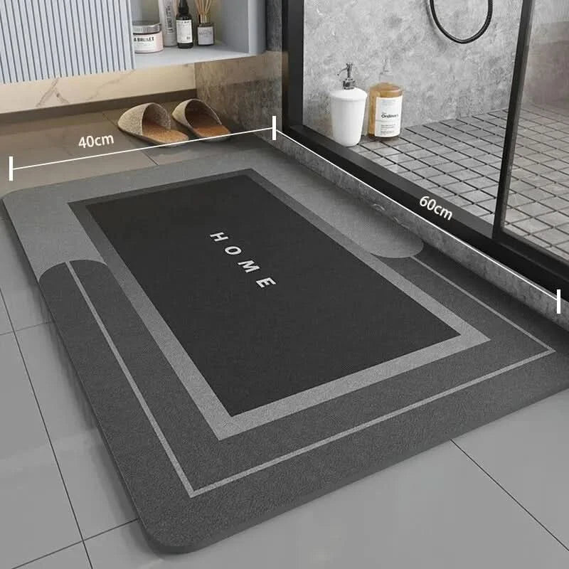 Premium Absorbent Non-Slip Bathroom Mat 40×60 cm