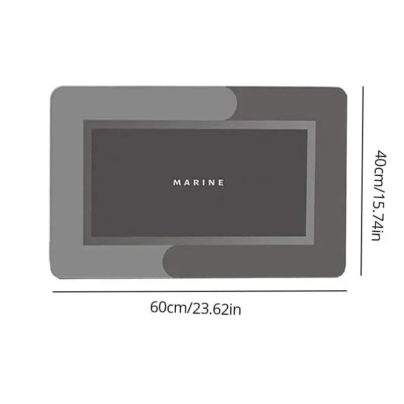Premium Absorbent Non-Slip Bathroom Mat 40×60 cm