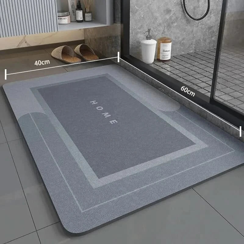 Premium Absorbent Non-Slip Bathroom Mat 40×60 cm