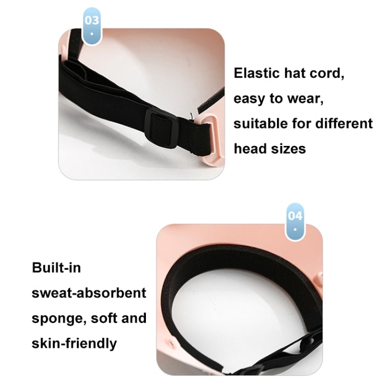 AirShade Sun Visor Cap with Rechargeable Cooling Fan