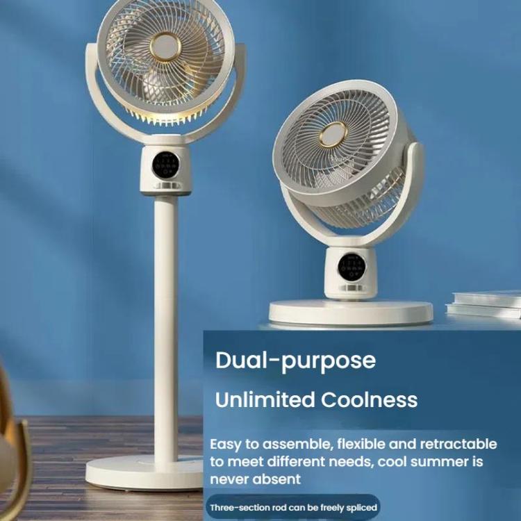 AeroHalo Rechargeable Pedestal Fan | 5-Speed Oscillating Floor Fan with Remote
