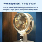 AeroHalo Rechargeable Pedestal Fan | 5-Speed Oscillating Floor Fan with Remote