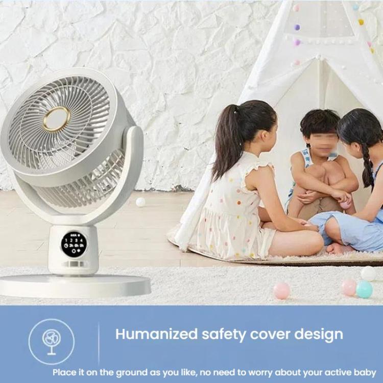 AeroHalo Rechargeable Pedestal Fan | 5-Speed Oscillating Floor Fan with Remote