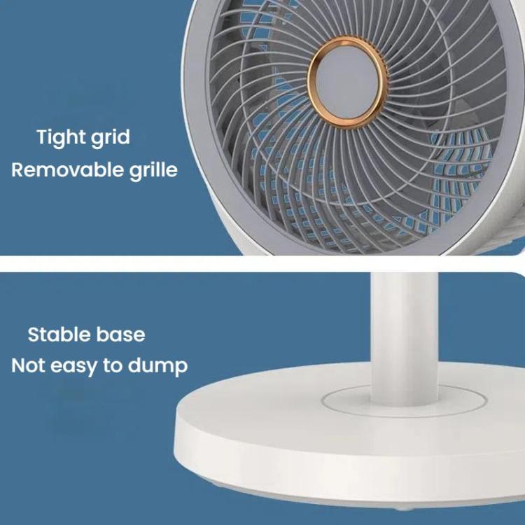 AeroHalo Rechargeable Pedestal Fan | 5-Speed Oscillating Floor Fan with Remote