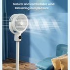 AeroHalo Rechargeable Pedestal Fan | 5-Speed Oscillating Floor Fan with Remote