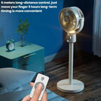 AeroHalo Rechargeable Pedestal Fan | 5-Speed Oscillating Floor Fan with Remote