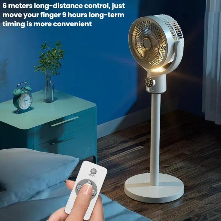AeroHalo Rechargeable Pedestal Fan | 5-Speed Oscillating Floor Fan with Remote