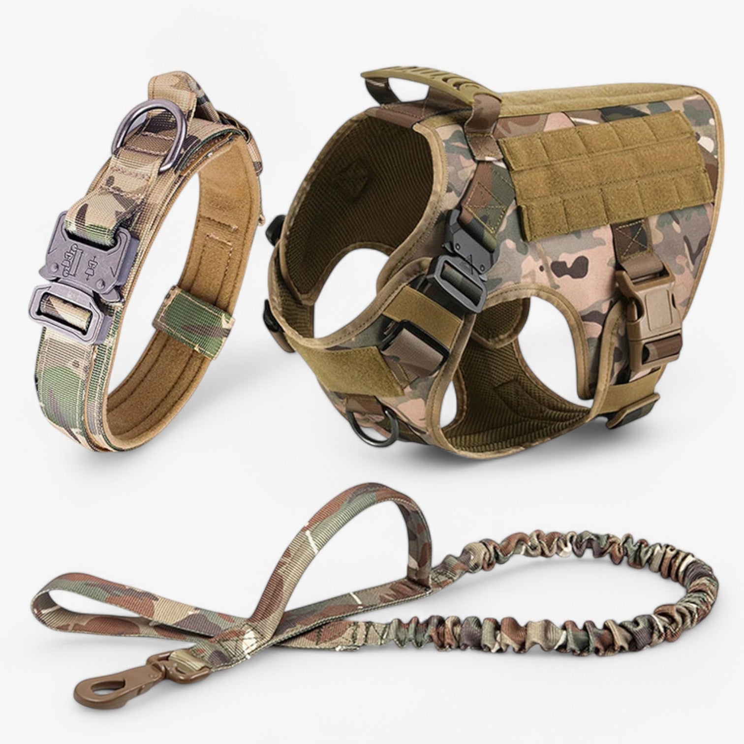 GuardianPaw Tactical Dog Harness with Handle and Adjustable Fit