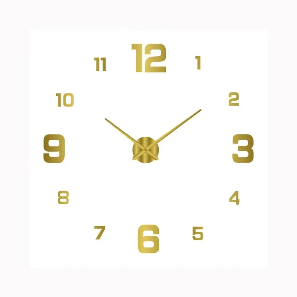 QuietAura Silent Wall Clock 20 cm Modern Home and Office Decor