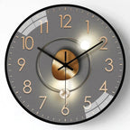 QuietAura Silent Wall Clock 20 cm Modern Home and Office Decor
