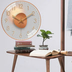 QuietAura Silent Wall Clock 20 cm Modern Home and Office Decor