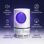 InsectoStop UV Fly Trap Indoor Outdoor Insect Catcher Lamp