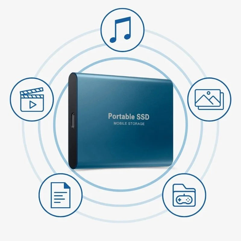FlashVault Portable External SSD with USB 3.1 High Speed Storage