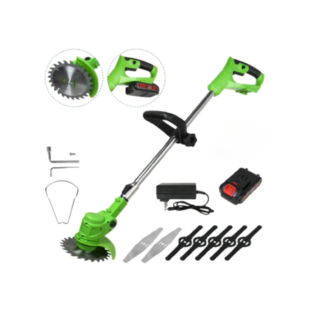 PowerCut 24V Cordless Yard Trimmer - 6-Inch Blade Electric Weed Eater