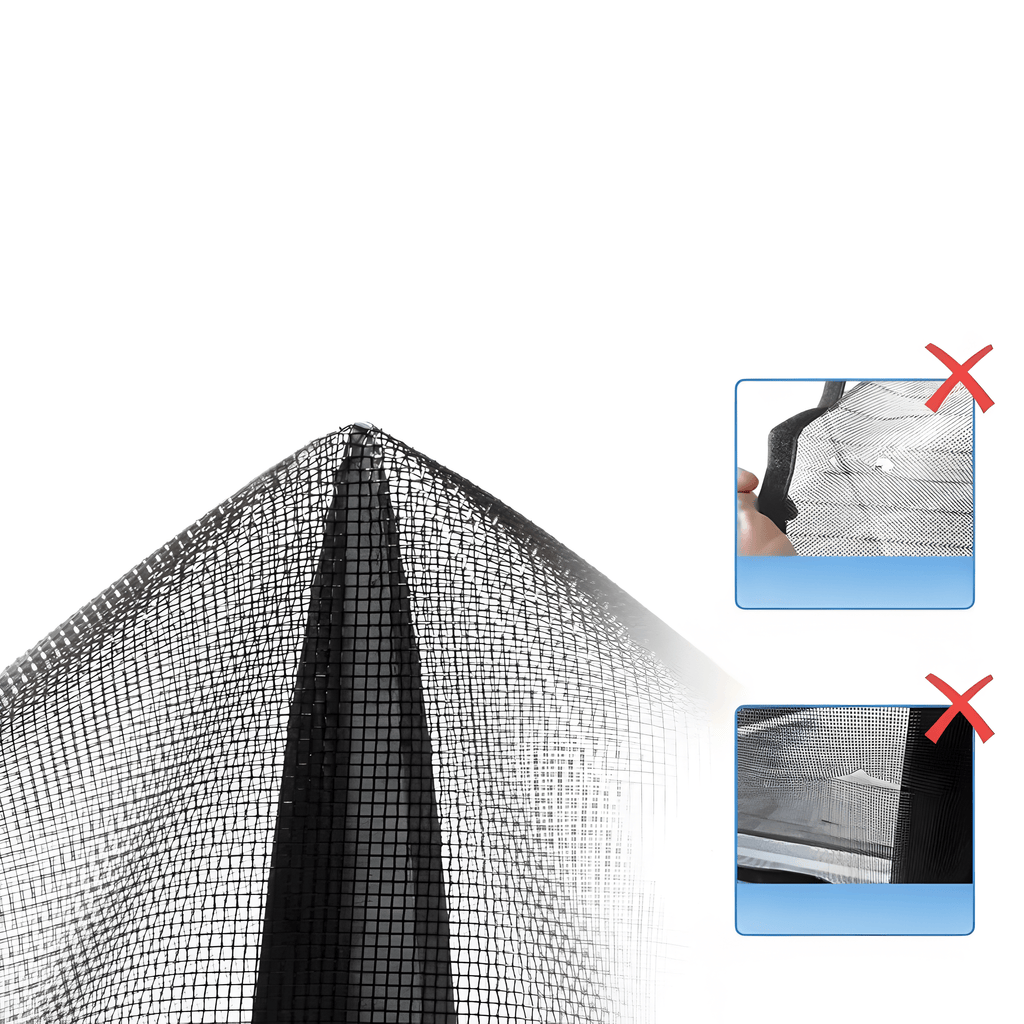 AeroSeal Magnetic Fly Screen Door Self-Closing Mesh Curtain