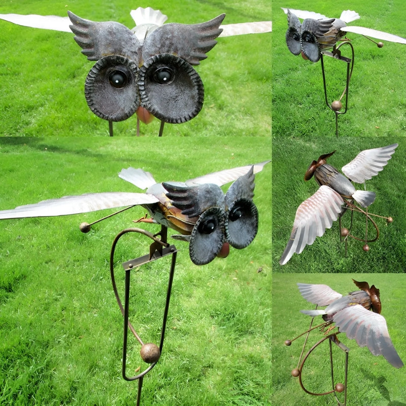 Aviora Metal Garden Wind Ornament Decorative Bird Garden Sculpture
