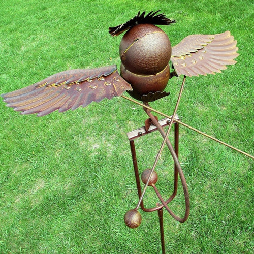Aviora Metal Garden Wind Ornament Decorative Bird Garden Sculpture