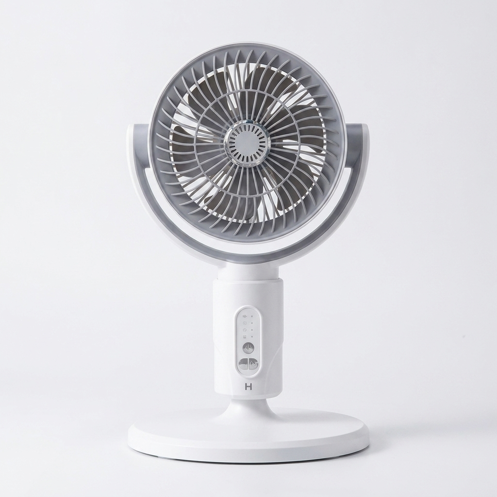 Quiet USB Desk Fan with Remote Control & Oscillation
