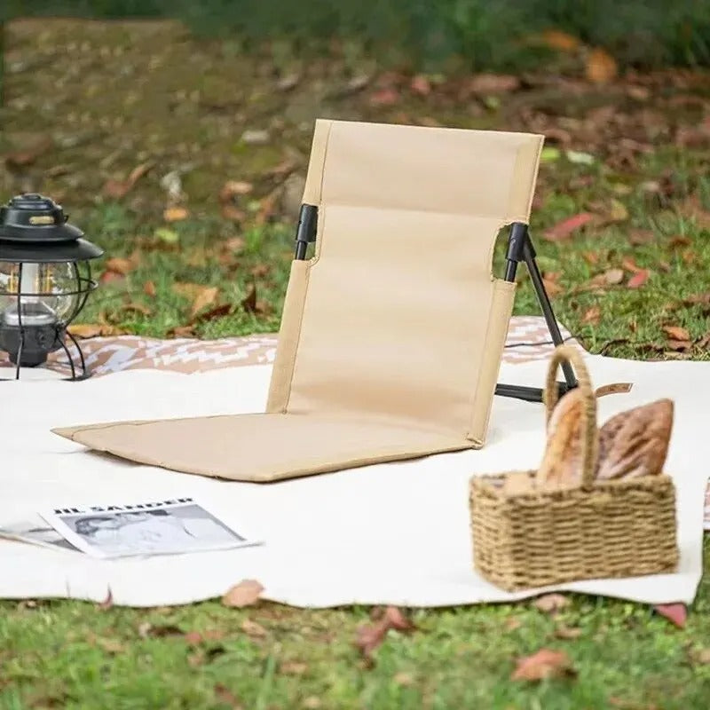 CoastNest Folding Beach Chair with Backrest for Camping and Outdoor Use