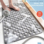 GripFlow Non Slip Shower Mat with Suction Cups for Bathtub and Shower