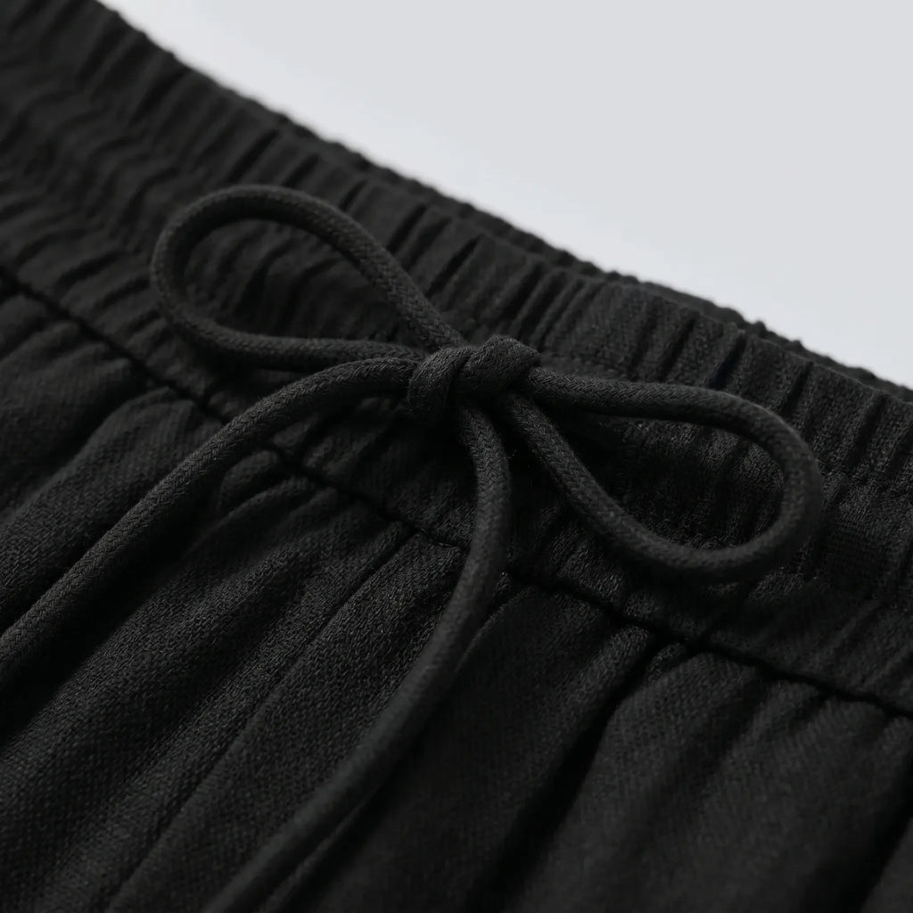 FlowEase Women's Wide Leg Drawstring Pants with Pockets