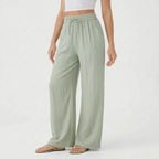 FlowEase Women's Wide Leg Drawstring Pants with Pockets