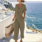 Willowmere Two-Piece Set | Women's Wrap Top and Trouser Co-Ord