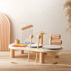 MelodyNest Wooden Music Activity Table for Toddlers Learning Through Play