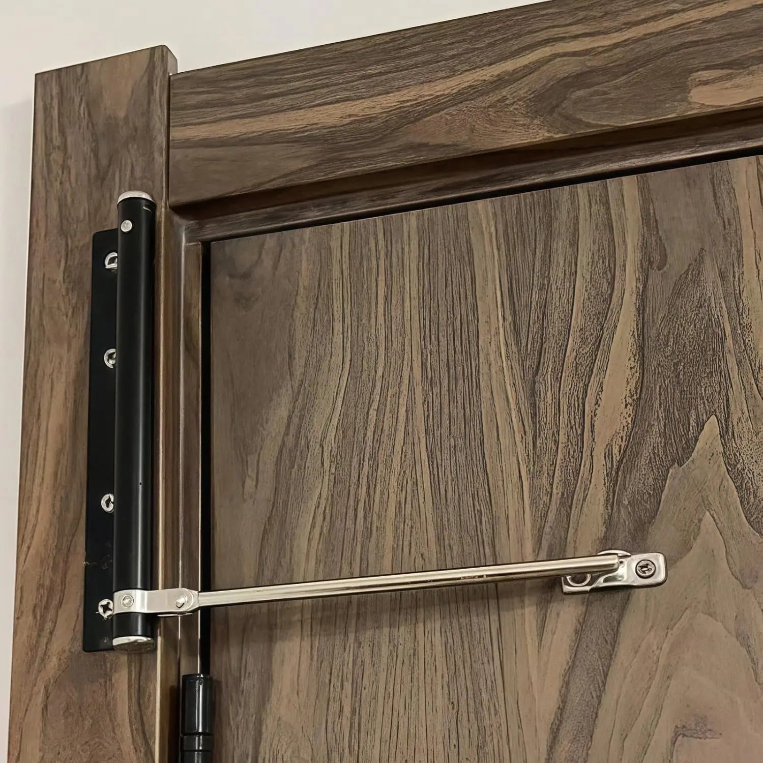 QuietLatch Adjustable Automatic Door Closer | Stainless Steel Soft Close Mechanism