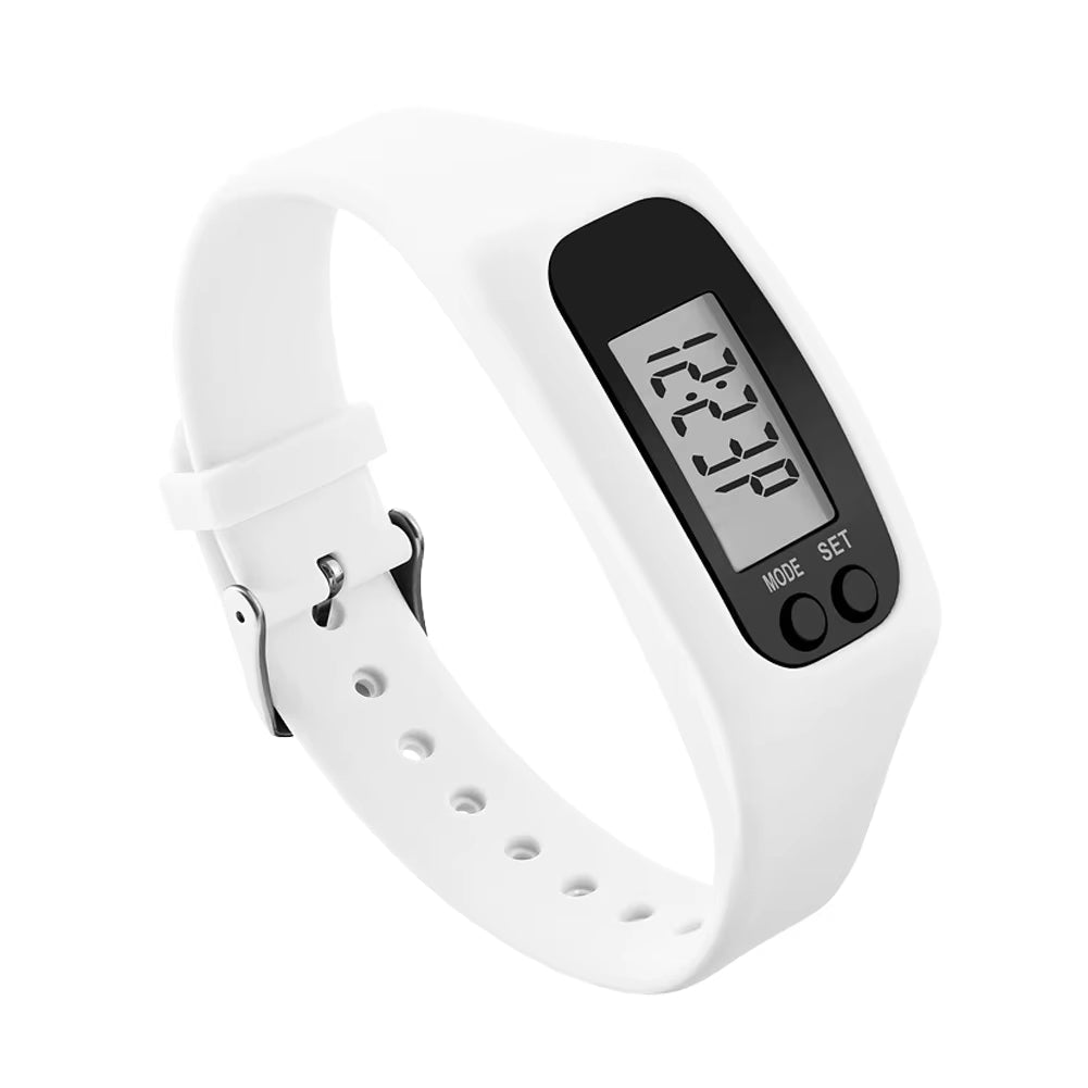 MoveTrack Digital Pedometer Watch with Step Counter and LED Display
