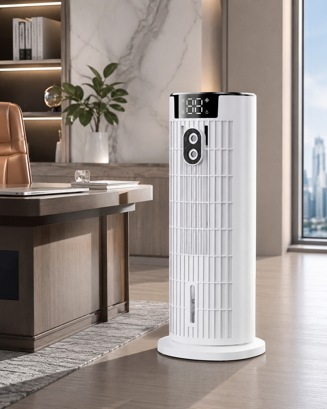 CoolComfort 4-in-1 Evaporative Air Cooler with Remote Control and Timer
