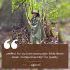 TrailGuard Rain Poncho | Waterproof, Lightweight & Compact Packable Design