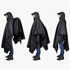 TrailGuard Rain Poncho | Waterproof, Lightweight & Compact Packable Design