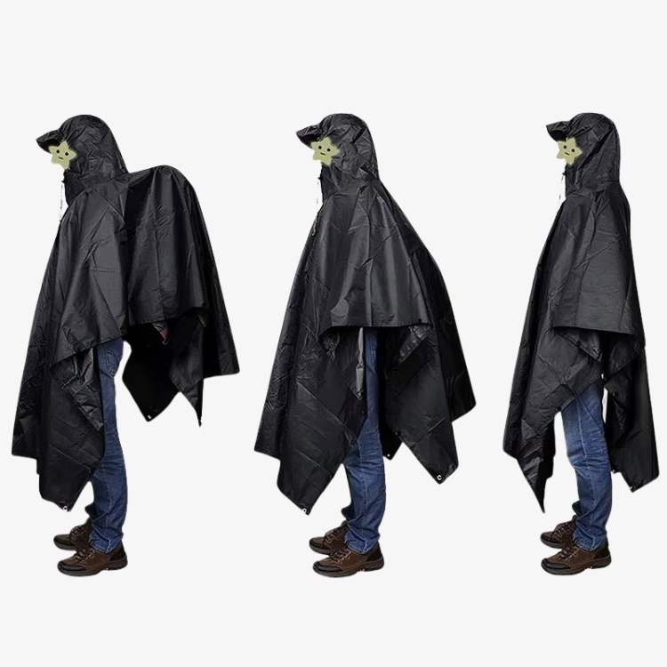 TrailGuard Rain Poncho | Waterproof, Lightweight & Compact Packable Design