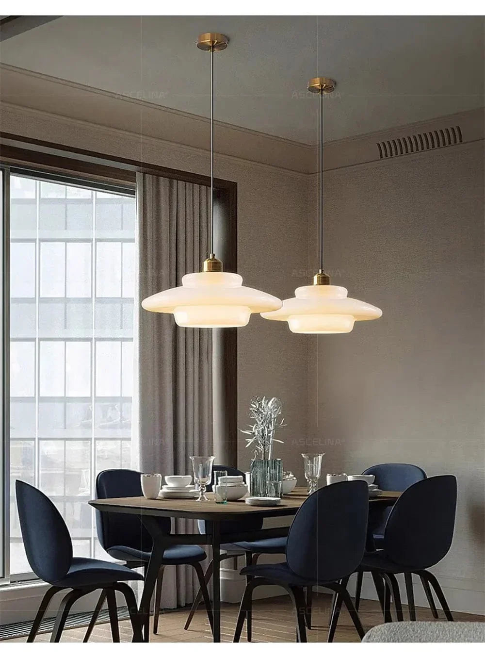 Velunor Modern Glass Chandelier Scandinavian Chic