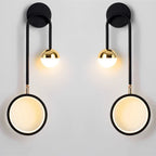Orvalis Applique Murale Boule LED Géométrique Moderne