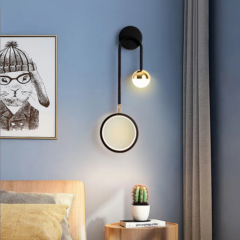 Orvalis Modern Geometric LED Wall Light