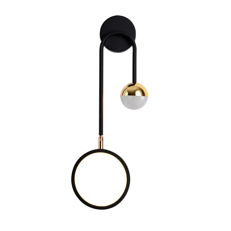 Orvalis Applique Murale Boule LED Géométrique Moderne