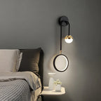 Orvalis Applique Murale Boule LED Géométrique Moderne