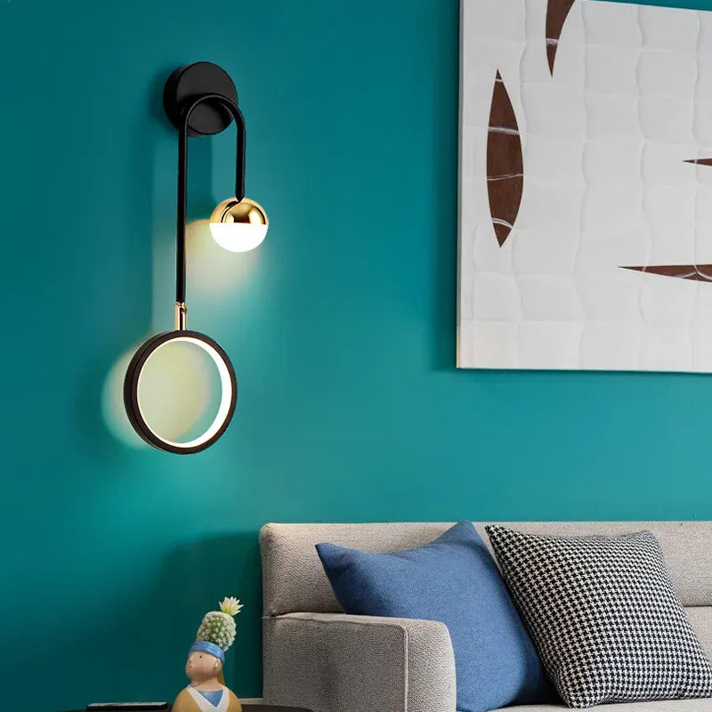 Orvalis Modern Geometric LED Wall Light