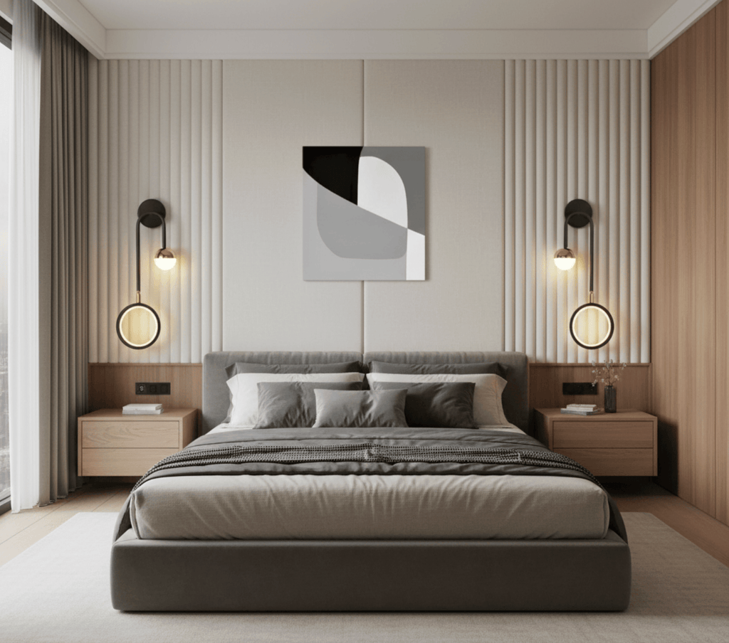 Orvalis Applique Murale Boule LED Géométrique Moderne