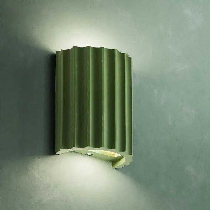 Veloria Applique Murale Cannelée Design Texturé Moderne