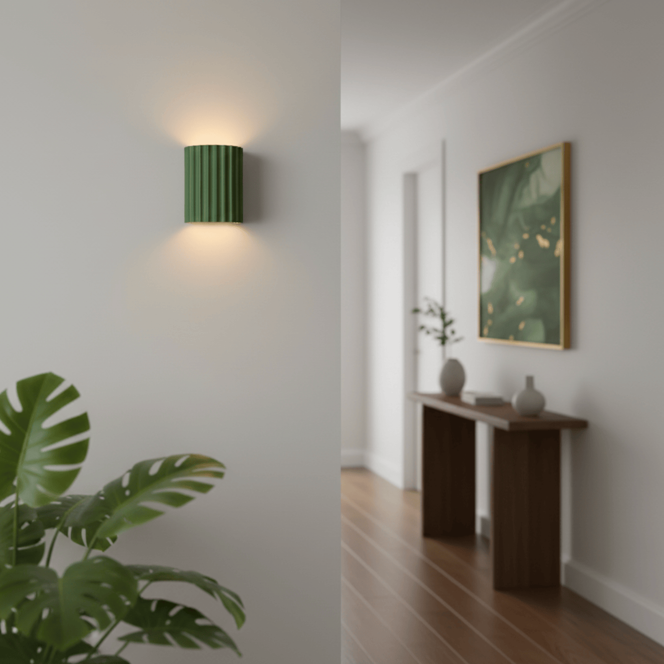 Veloria Textured Modern Ribbed Wall Light