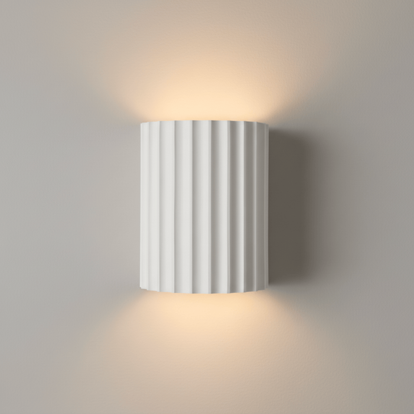 Veloria Textured Modern Ribbed Wall Light