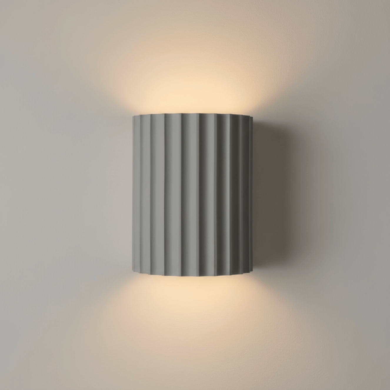 Veloria Textured Modern Ribbed Wall Light