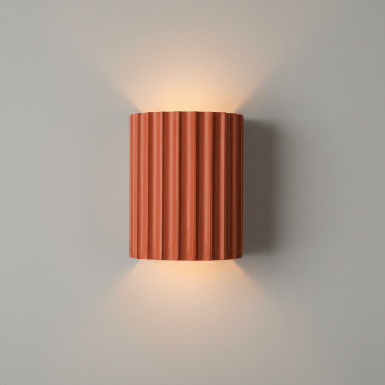 Veloria Textured Modern Ribbed Wall Light
