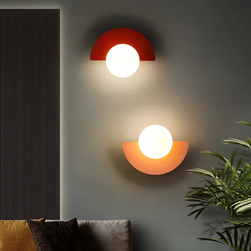 Coloréa Applique Murale Boule LED Minimaliste Colorée