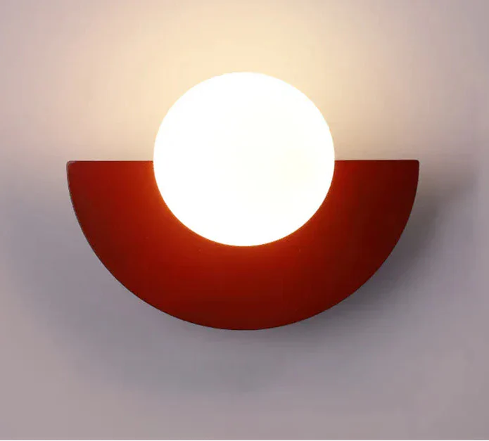 Coloréa Applique Murale Boule LED Minimaliste Colorée