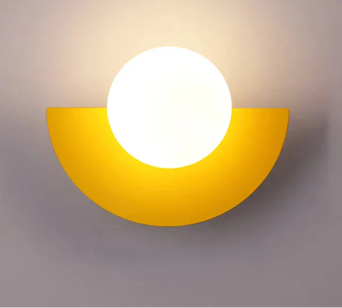 Coloréa Applique Murale Boule LED Minimaliste Colorée